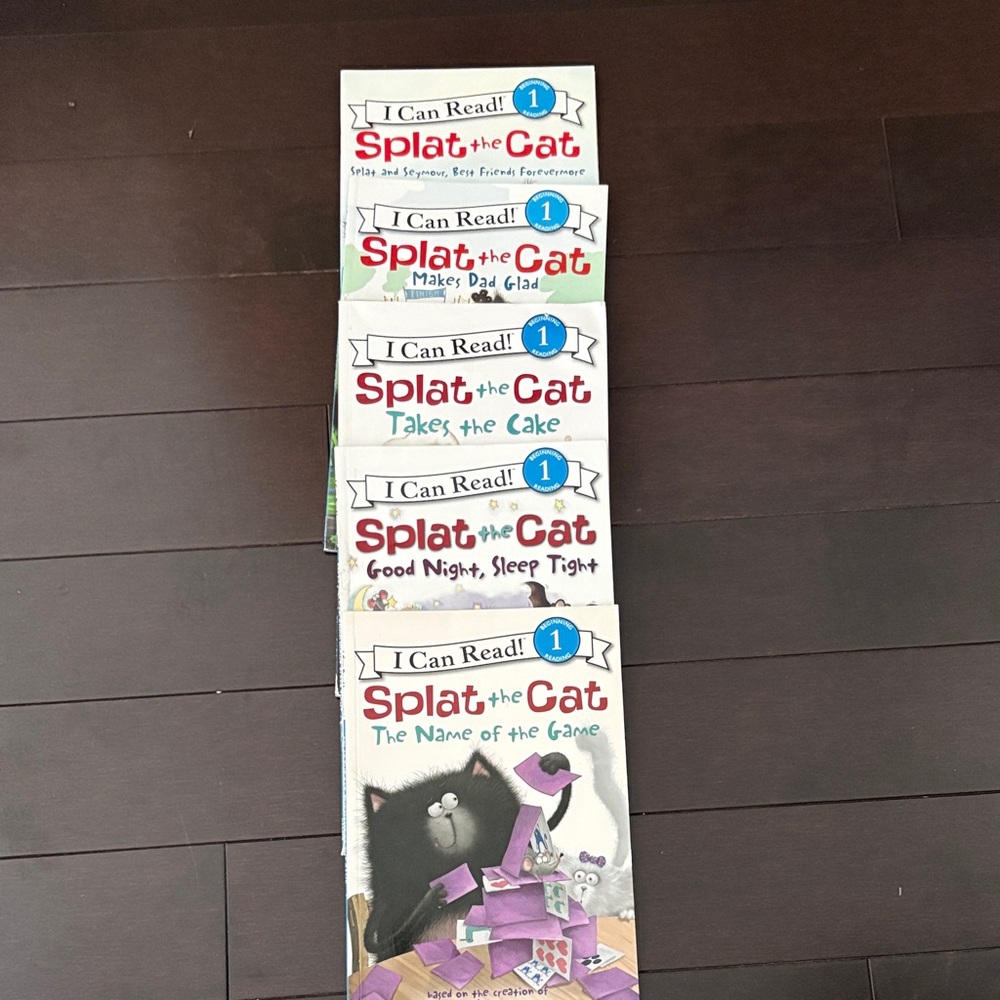 Scholastic Splat the Cat I Can Read Book Collection - Multicolor